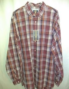 NWT Arrow Plaid Long Sleeve Button Down Shirt